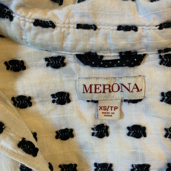 Merona Button Down XS - Picture 3 of 4
